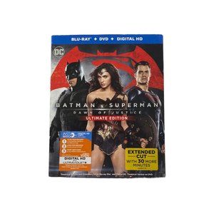 Batman vs Superman: Dawn of Justice Blu-ray DVD Ultimate Edition Extended Cut